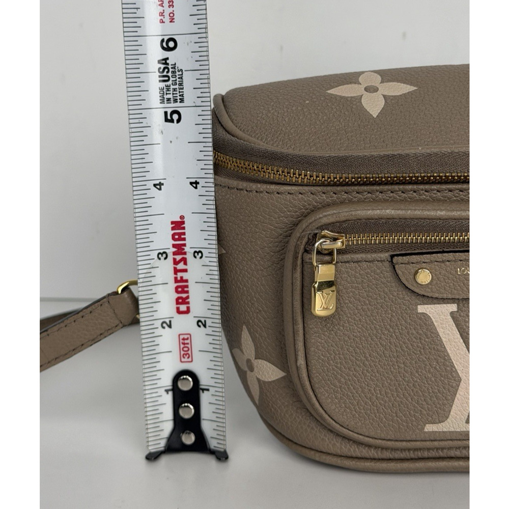 Louis Vuitton Empreinte Mini Bumbag in Tourterelle and Cream Leather NFC U1 - Picture 15 of 16